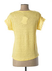 T-shirt jaune JULIE GUERLANDE pour femme seconde vue