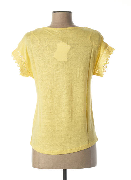 T-shirt jaune JULIE GUERLANDE pour femme