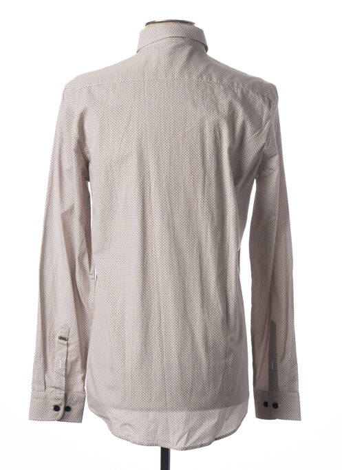 Chemise manches longues marron MEXX pour homme