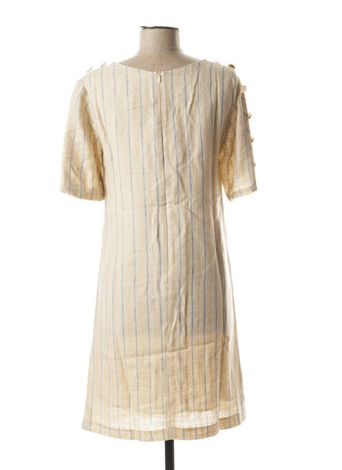 Robe mi-longue beige JULIE GUERLANDE pour femme