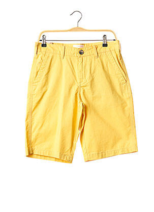 Bermuda coupe droite taille normale jaune TIBET homme