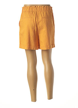 Short finition revers taille haute orange C'EST BEAU LA VIE femme