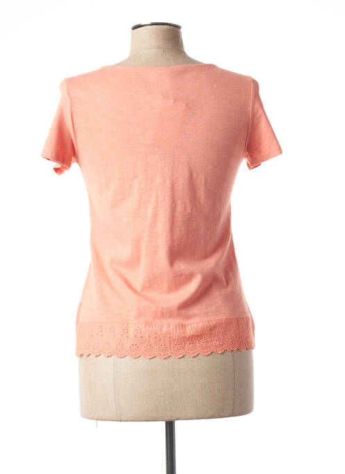 Gilet manches courtes rose C'EST BEAU LA VIE pour femme