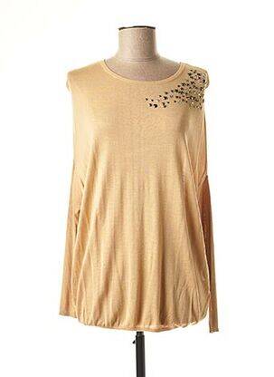 Pull coupe droite manches longues beige MEXX femme