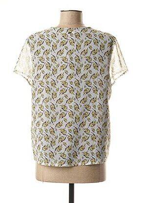 Blouse légère et transparente manches courtes vert MEXX femme