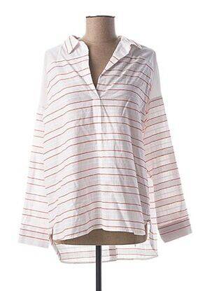 Tunique manches longues col chemisier orange MEXX femme
