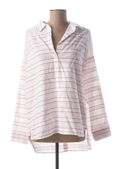 Tunique manches longues col chemisier orange MEXX femme