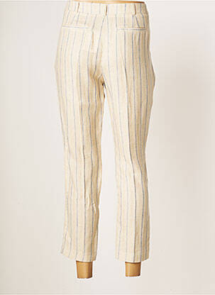 Pantalon 7/8 coupe chino taille normale beige JULIE GUERLANDE femme