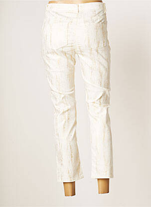 Pantalon 7/8 stretch taille normale beige JULIE GUERLANDE femme