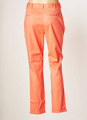 Pantalon chino tissage popeline taille normale orange DIANE LAURY femme