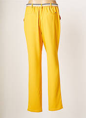 Pantalon droit jaune DIANE LAURY pour femme seconde vue