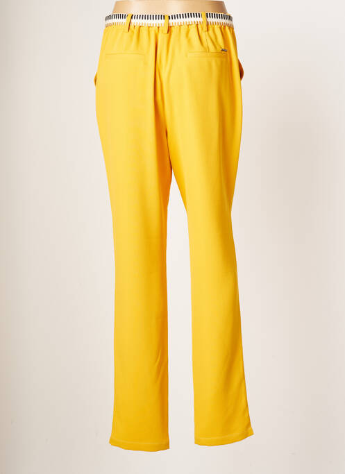 Pantalon droit jaune DIANE LAURY pour femme