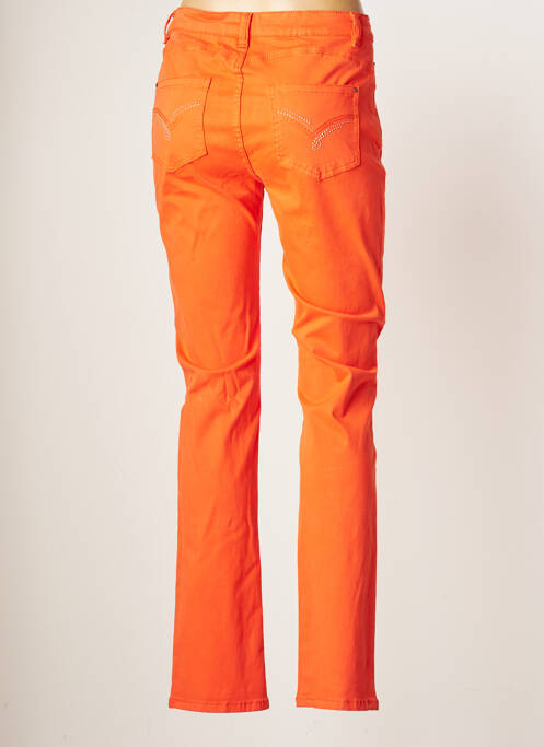Pantalon slim orange DIANE LAURY pour femme