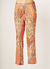 Pantalon droit orange JULIE GUERLANDE pour femme seconde vue