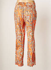 Pantalon droit orange JULIE GUERLANDE pour femme seconde vue