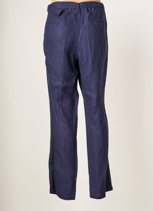 Pantalon droit bleu JULIE GUERLANDE pour femme