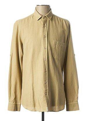 Chemise manches longues manches longues beige MEXX homme