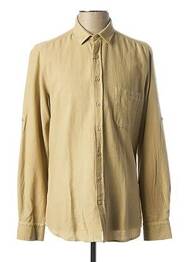 Chemise manches longues poches poitrine beige MEXX homme
