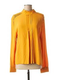 Blouse fermeture boutonnée au dos manches longues jaune MEXX femme