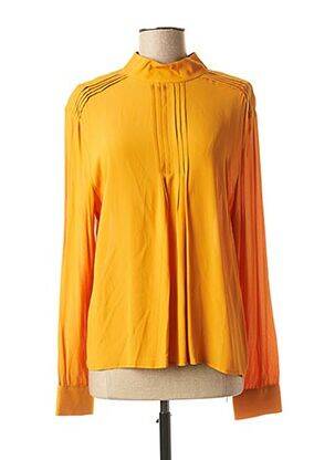 Blouse fermeture boutonnée au dos manches longues jaune MEXX femme