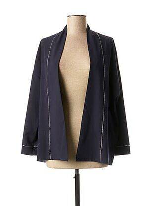 Veste casual coupe cintrée bleu JULIE GUERLANDE femme