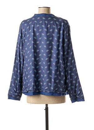 Veste casual coupe droite bleu C'EST BEAU LA VIE femme