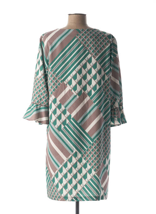 Robe courte vert DIANE LAURY pour femme
