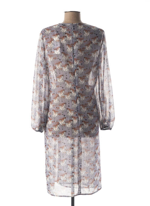 Robe mi-longue gris MEXX pour femme