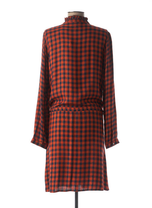 Robe mi-longue orange C'EST BEAU LA VIE pour femme