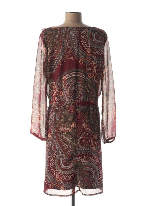 Robe mi-longue rouge DIANE LAURY pour femme