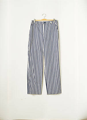 Pantalon 7/8 tissage popeline taille normale bleu MEXX femme