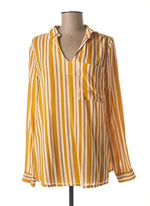 Blouse manches longues manches longues jaune JULIE GUERLANDE femme