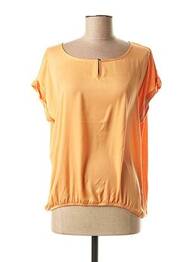 T-shirt col rond manches courtes orange MEXX femme