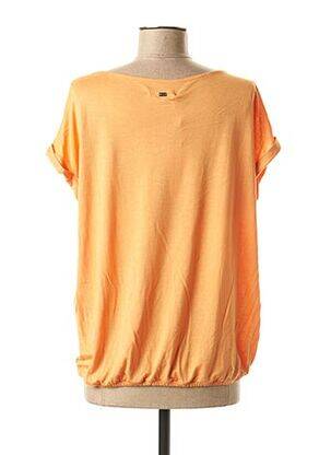 T-shirt col rond manches courtes orange MEXX femme