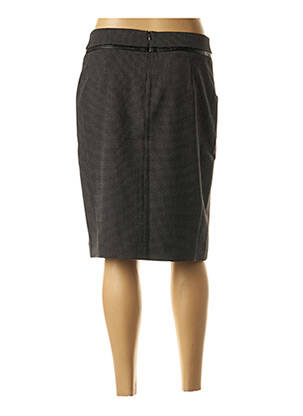 Jupe mi-longue coupe droite noir MEXX femme