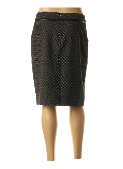 Jupe mi-longue coupe droite noir MEXX femme