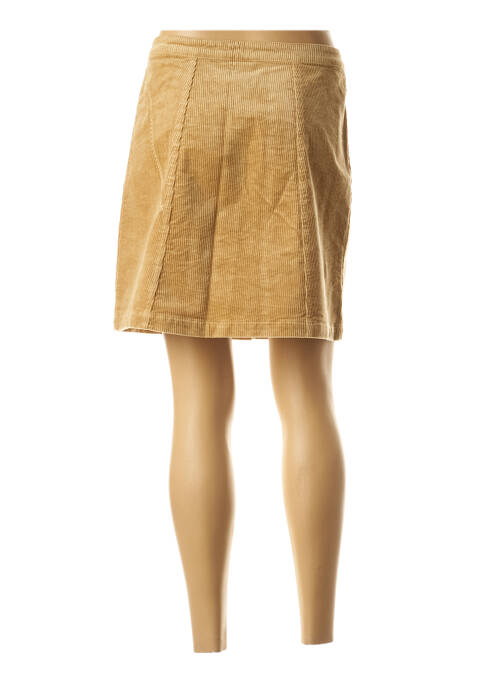 Jupe courte beige C'EST BEAU LA VIE pour femme