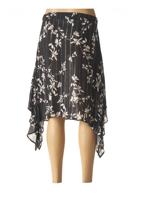 Jupe mi-longue noir JULIE GUERLANDE pour femme