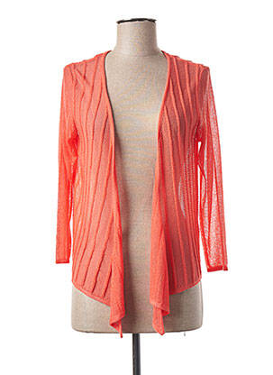 Gilet manches longues stretch orange DIANE LAURY femme