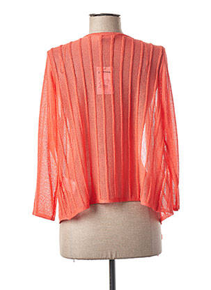 Gilet manches longues stretch orange DIANE LAURY femme