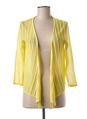 Gilet manches longues stretch jaune DIANE LAURY femme
