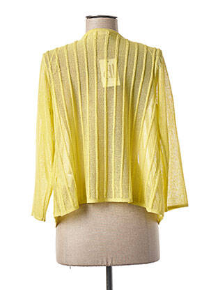 Gilet manches longues stretch jaune DIANE LAURY femme