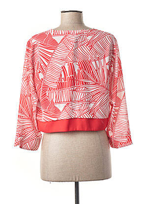 Veste casual coupe droite rouge DIANE LAURY femme