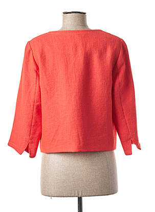 Veste casual col rond orange DIANE LAURY femme
