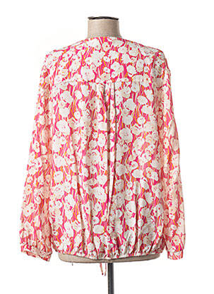 Blouse imprimé fleurs manches longues rose DIANE LAURY femme