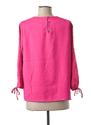 Blouse col rond manches 3/4 rose DIANE LAURY femme