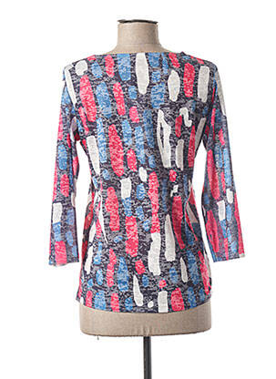 T-shirt manches 3/4 manches 3/4 bleu DIANE LAURY femme