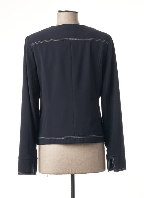 Veste casual col rond bleu DIANE LAURY femme