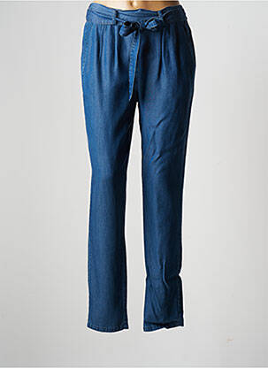 Pantalon slim taille haute taille haute bleu DIANE LAURY femme
