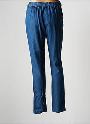 Pantalon slim taille haute taille haute bleu DIANE LAURY femme